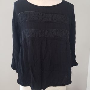 Black Knox Rose blouse size small